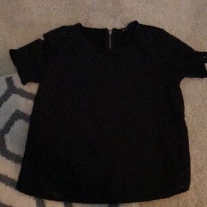 Gibson black laced blouse